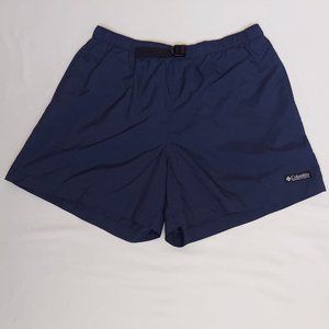 Columbia Hiking Shorts Womens Large Blue Belted Me